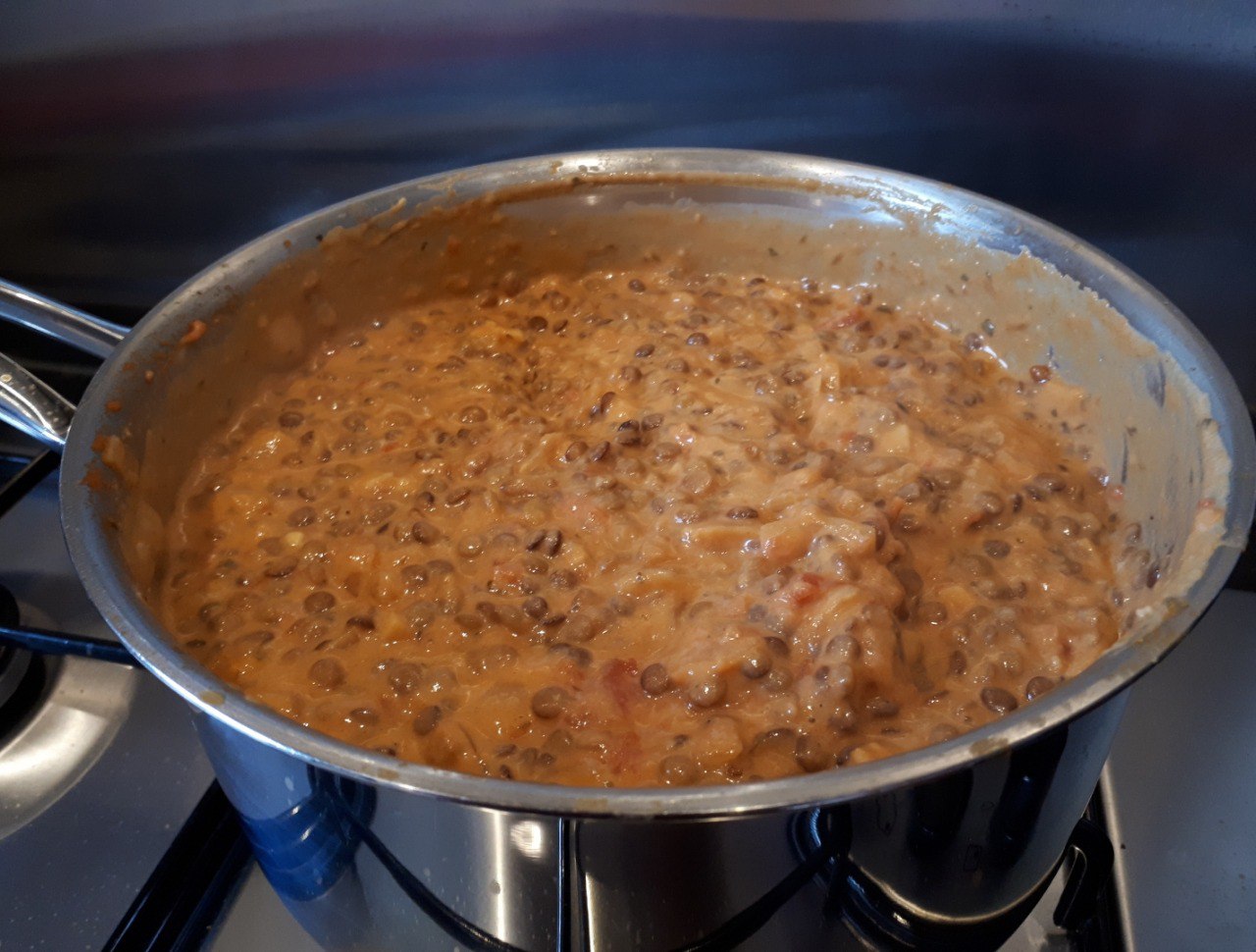 Creamy Brown Lentil Curry