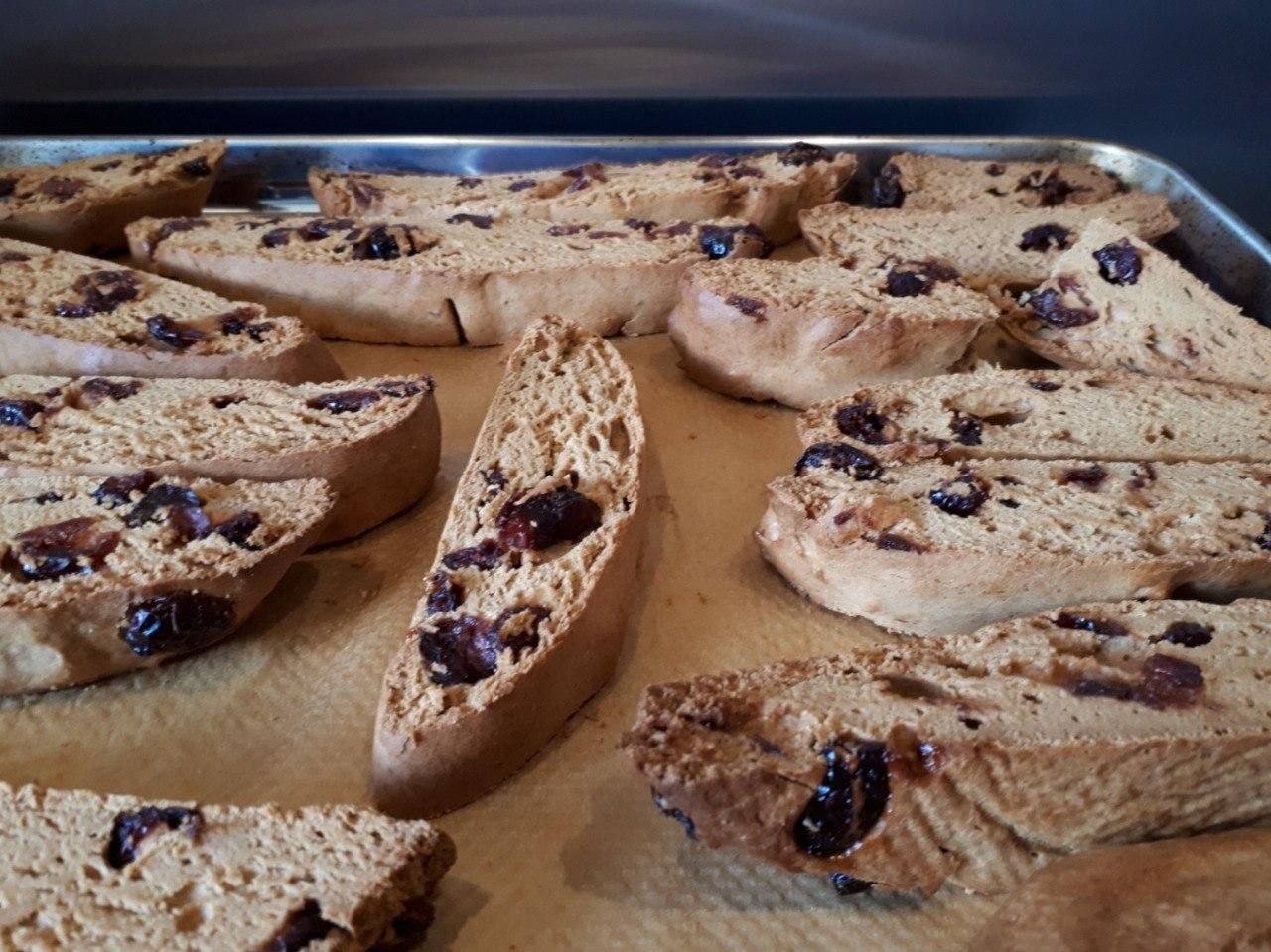 Cranberry & Cinnamon Sourdough Biscotti