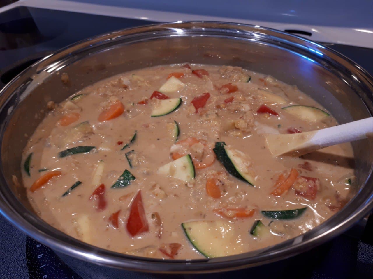 Lentil Vegetable Stew in Peanut Sauce