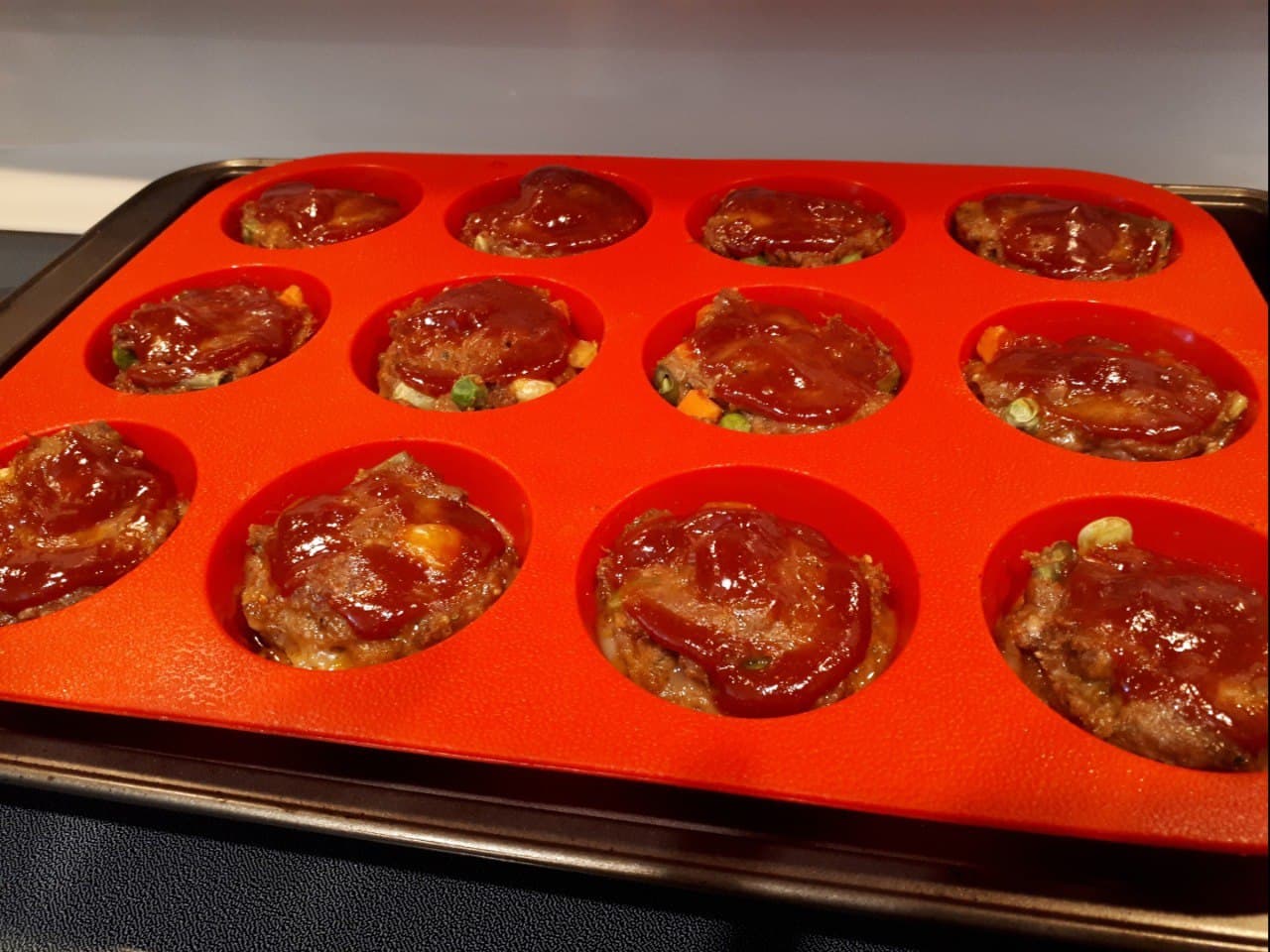 Mini Meatloaf Muffins - after